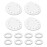 Maymom 8 O-Rings 4 Breast Pump Membranes for Medela Harmony Manual Breast Pump, Maymom Pump Parts for Medela Hand Pump Harmony and Medela Membrane Replacement