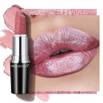 Anglicolor Glitter Pink Lipstick,High Impact Lipcolor,Lightweight Hydrating Formula Smooth and Non-Sticky,Metallic Lipstick For Women,Full-Coverage Lip Color (11 HIP & HIPPIE, 4g)