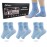 KOLEVAPE 3 Pairs Neuropathy Socks for Women & Men,Nano Comprex Ankle Sleeves Protection Elastic Socks,Soothe Socks for Neuropathy Pain,Anti Fatigue Compression Foot Sleeve Brace Socks