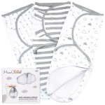 Mama Cheetah Baby Swaddle Blanket with Zipper, Newborn Swaddle Sack, Baby Swaddles Sleep Sack 0-3 Months, Baby Swaddle Wrap for Baby Boy & Baby Girl, 3-Pack