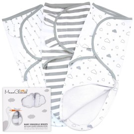 Mama Cheetah Baby Swaddle Blanket with Zipper, Newborn Swaddle Sack, Baby Swaddles Sleep Sack 0-3 Months, Baby Swaddle Wrap for Baby Boy & Baby Girl, 3-Pack