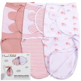 Mama Cheetah Baby Swaddle Blanket with Zipper, Newborn Swaddle Sack, Baby Swaddles Sleep Sack 0-3 Months, Baby Swaddle Wrap for Baby Boy & Girl, 3-Pack