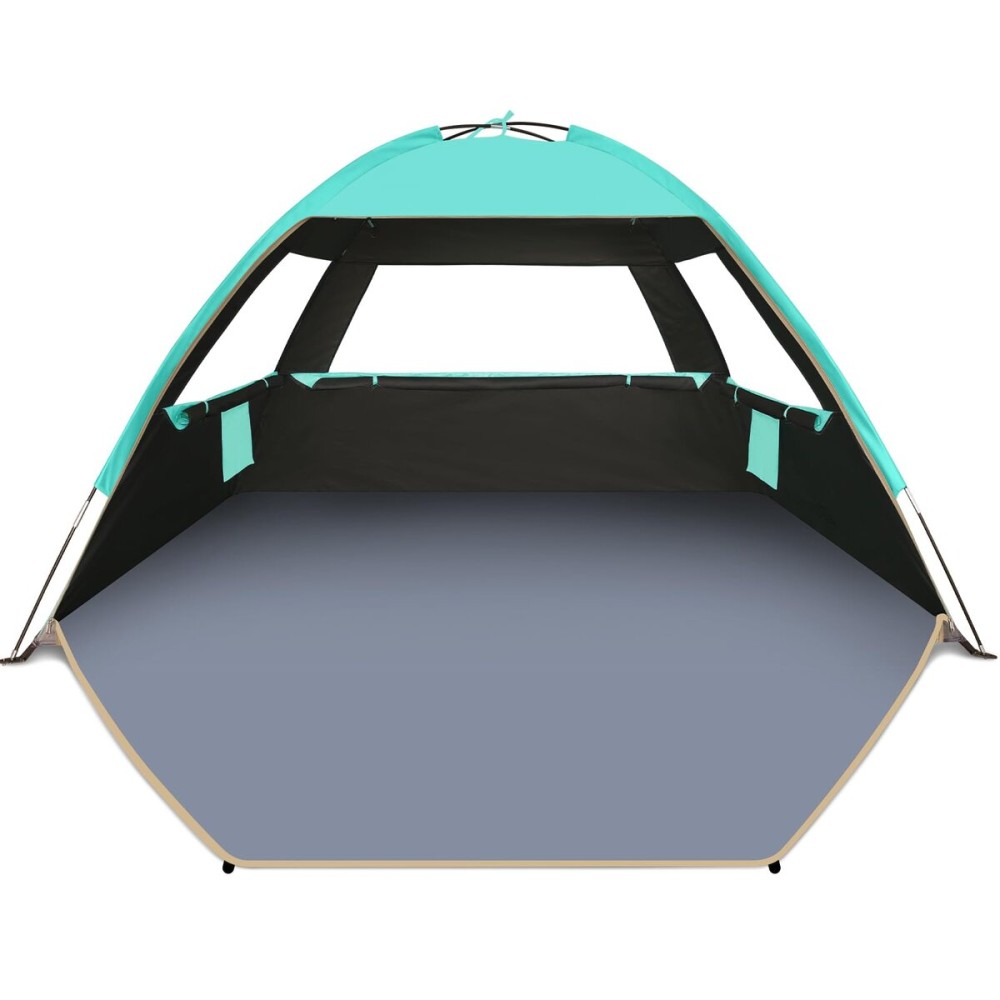 Gorich Sun Shelter Tent for 3-10 Person with UPF 50+ UV Protection, Lightweight & Easy Setup Beach Shade Canopy, Portable Shade Tent Cabana