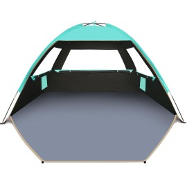 Gorich Sun Shelter Tent for 3-10 Person with UPF 50+ UV Protection, Lightweight & Easy Setup Beach Shade Canopy, Portable Shade Tent Cabana