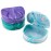 Practicon Marble Retainer Cases, Orthodontic Aligner Case, Mouth Guard Holder (3 Pack) (Mermaid)
