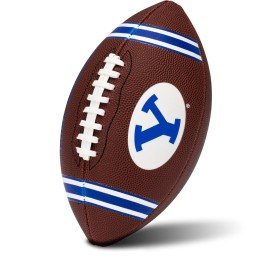 Franklin Sports BYU Cougars Kids NCAA Youth Football - Official College Team Junior Footballs with Team Logos for Kids - Junior Size PVC Ball - Backyard + Tailgate Ball - 8.5
