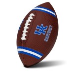 Franklin Sports Kentucky Wildcats - Kentucky Wildcats Junior Football - PVC Football with Embossed Team Logos - College NCAA Official Licensed Product
