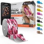 Kinesiology Tape-Incredible Support for Athletic Sports and Recovery + Free Taping Guide-Uncut 2 inch 32 feet Roll (Wild Pink Camo + Free Taping Guide, Pack of 1)