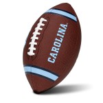 Franklin Sports North Carolina Tar Heels Kids NCAA Youth Football - Official College Team Junior Footballs with Team Logos for Kids - Junior Size PVC Ball - Backyard + Tailgate Ball - 8.5