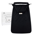 Bebamour Baby Carrier Winter Cover Universal Hoodie All Season Carrier Cover for Baby Carrier (A Black)