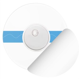 Sensor Covers for Libre 3, Waterproof-60 Pack Adhesive Patches,Transparent CGM Overpatch Tape Lasting to 14 Days-Without Hole-HECHUAN