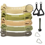 VEICK Resistance Bands for Working Out, Exercise Bands, Workout Bands, Pull Up Assistance Bands, Long Heavy Stretch Bands Set for Men and Women, Power Weight Gym at Home Fitness Equipment