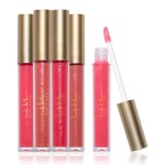 Nicole Miller Lip Gloss Collection Shimmery Glosses for Women and Girls Long Lasting Color Set with Rich Varied Colors, Silver City, 5 Count (Pack of 1)