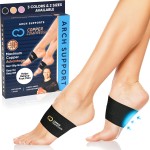 Copper Compression Copper Large Size Arch Support - 2 Pain Relief Foot Care Brace Sleeves for Plantar Fasciitis, Heel Spurs - Wider, Bigger Feet - Flat & Fallen Arches, High Arch - One Size Plus Black