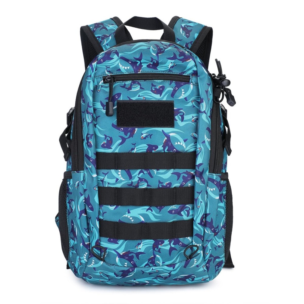 HUNTVP 10L Tactical Backpack Small Backpack Mini Daypack Military MOLLE Rucksack Gear Tactical Assault Pack Bag for Hunting Camping Trekking (10L-Shark)