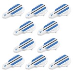 Alignment Ball Mark - USGA Compliant - Putting Alignment Aid Tool & Golf Ball Marker - Rotate to Aim - Golf Gift Accessory for Men & Women Golfers (10 Pack)