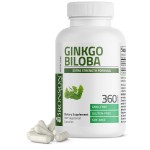 Bronson Ginkgo Biloba Extra Strength Supports Brain Function & Memory Support, 360 Vegetarian Capsules