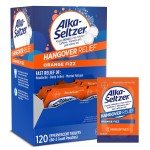Alka-Seltzer Hangover Relief Tablets, Fast Relief Starts in About 15 Minutes for Headaches, Body Aches & Mental Fatigue, Bachelorette Party & Bachelor Party, Dispenser Pack, 120 Count
