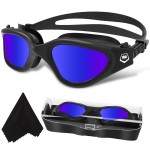 WIN.MAX Polarized Swimming Goggles Swim Pool Goggles Anti Fog Anti UV No Leakage Clear Vision for Men Women Adults Teenagers