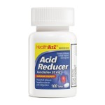 HealthA2Z Acid Reducer | Famotidine 20mg | Maximum Strength | Relief from Heart Burn Due to Acid Indigestion (100 Tablets (Pack of 1))