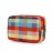 E-Tree Cute Small Makeup Bag, Cosmetic Toiletry Skin Care Make up Little Items Pouch for Purse,Zipper Mini Tech Charger Cable Electronic Organizer Case,Travel Accessories,Checkered Colorful