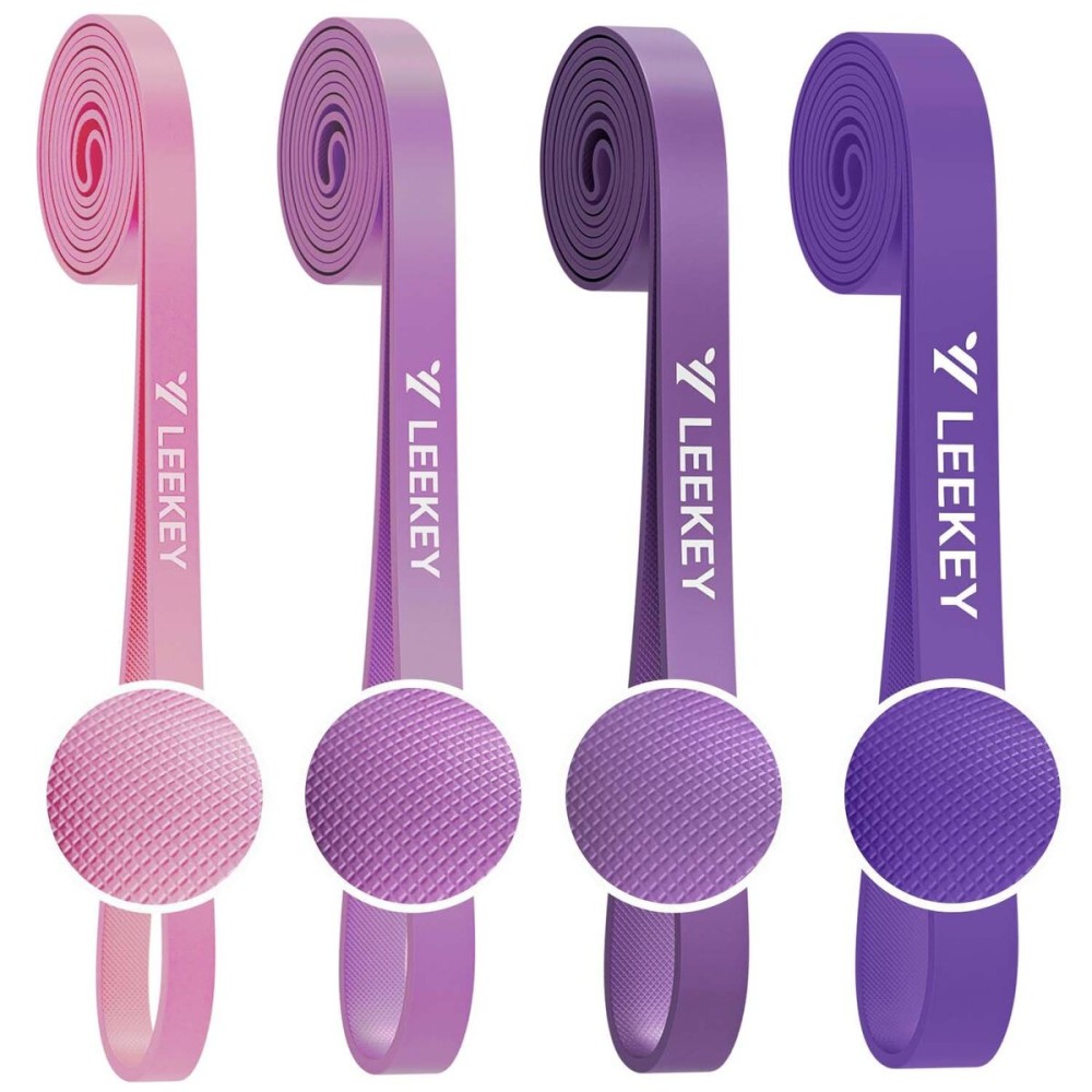 LEEKEY Resistance Bands, Exercise Bands with Handles,Pull Up Assist Bands - Band Set with Door Anchor - Bands for Working Out,Band for Men and Women Fitness Training,Home Workouts