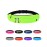 WATERFLY Running Belt Fanny Pack: Runner Marathon Jogging Waist Pack Sport Workout Exercise Fitness Phone Holder Belt for Men Women Jogger Slim Waistband Black