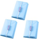 Boncare Stay-On Large Vinyl Electric Heating Pad for Neck and Shoulders and Back Without Auto-Off, Low & High Heat Levels, Waterproof Hot Heat Pad with Washable Cover (12x24, 3-Pack)