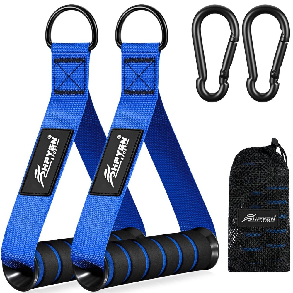 HPYGN Cable Machine Handles, Replacement Fitness Equipment for Pilates,Yoga, Strength Trainer, Pull Down Workout Accessories, Exercise Handle for Pulldowns, Chest flys, Shoulder Exercises, tricep Workouts