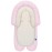 COOLBEBE New 2-in-1 Babybody Supports for Baby Newborn Infants - Extra Soft Stroller Cushion Pads Car Seat Insert, Seasons, Pink