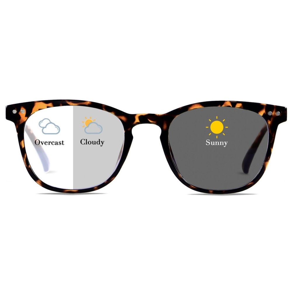 ANDWOOD Photochromic Sunglasses for Women Men UV Protection Blue Light Blocking Glasses Computer Filter Bluelight Blocker Anti Blue Ray