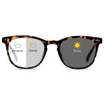 ANDWOOD Photochromic Sunglasses for Women Men UV Protection Blue Light Blocking Glasses Computer Filter Bluelight Blocker Anti Blue Ray