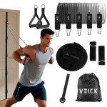 VEICK Resistance Bands, Exercise Bands, Workout Bands, Resistance Bands for Working Out with Handles for Men and Women, Exercising Bands for Fitness Weights Work Out at Home