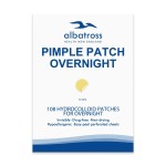 Albatross Health New England Overnight Acne Pimple Patches for Face (108 Counts), Spot Dots Cover, Hydrocolloid Treatment Stickers, Zit Blemish Patch
