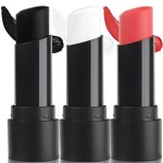 MEICOLY 3PCS Black White and Red Face Body Paint Stick,Waterproof Eye Black Baseball Softball Football,Face Paint Stick for Halloween SFX Cosplay Clown Skeleton Zombie Makeup