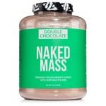 NAKED Vegan Mass - Double Chocolate Weight Gainer - 1,260 Calories, 50G Protein, Nothing Artificial, All Natural Chocolate Protein Powder, Non-GMO, Soy & Gluten Free - 8LB Bulk - 11 Servings