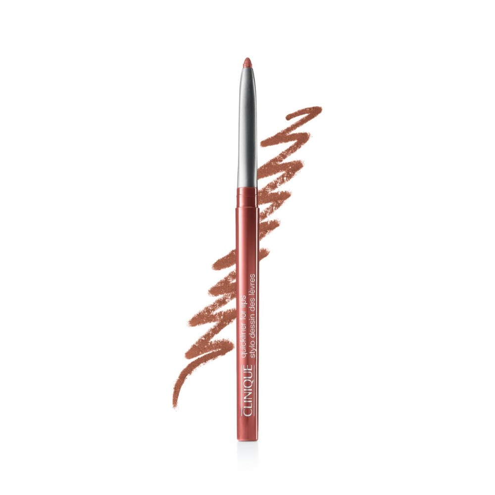 Clinique Long Lasting Quickliner Lip Liner | Non-Drying + No Sharpening, Intense Caf
