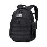 Wotony Military tactical backpack, backpack for men black small tactical assault bag (pro-black, 21inch pro)