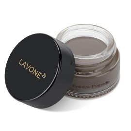 Eyebrow Pomade - Waterproof Brow Pomade for Long-lasting Results,Smudge Proof and Sweat Resistant Formula,Natural Eyebrow Makeup for All Skin Types and Tones - Gray