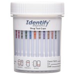 Identify Diagnostics 12 Panel Drug Test Cup - 2 Pack - CLIA Waived Instant Urine Drug Test Kit for AMP,BAR,BUP,BZO,COC,MDMA,MET,MOP/OPI,MTD,OXY,PCP,THC