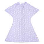 SleepingBaby Zipadee-Zip Transition Swaddle - Cozy Baby Swaddle Blanket with Zipper Convenience - Roomy Wearable Blanket for Easy Diaper Changes - Paperwhite Flowers, Large (12-24 Month)