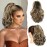 SOFEIYAN Ponytail Extension 11 inch Claw Clip Ponytail Hair Extensions Long Curly Wavy Ponytail Fluffy Clip on Pony Tails Synthetic Hairpiece for WomenAsh Brown Highlighted Bleach Blonde