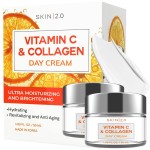 Skin 2.0 Vitamin C & Collagen Face Moisturizer - Hydrating Anti Aging Cream for Smooth & Radiant Skin, Firms & Revives Dull Complexion - Dermatologist Tested, Korean Skin Care, Clean Beauty - 2 Pack