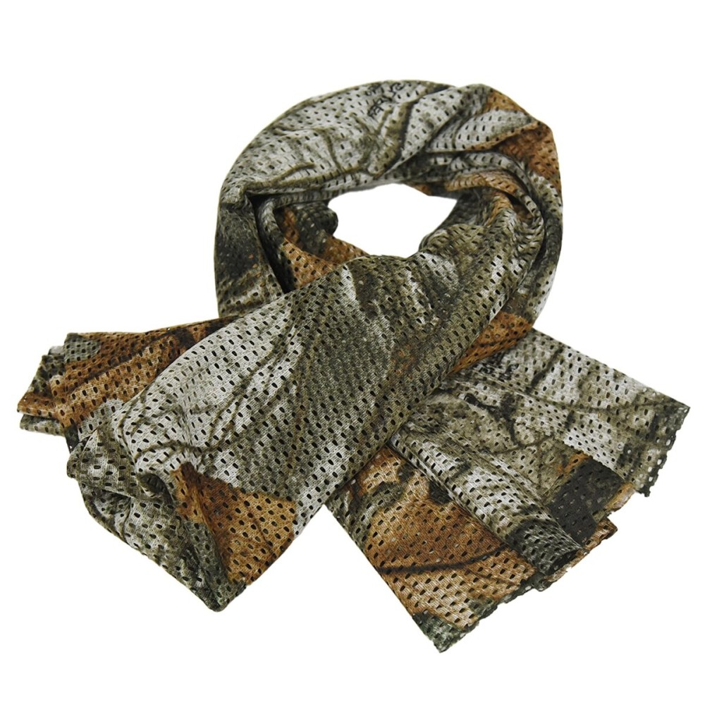 HYOUT Tactical Neck Scarves Woodland Camo Scarf Desert Shemagh for Outdoor Sports
