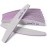 Canvalite 10pcs 80/80 Grit Nail Files for Acrylic Nails Emery Board Nail Styling Tools for Home and Salon Use