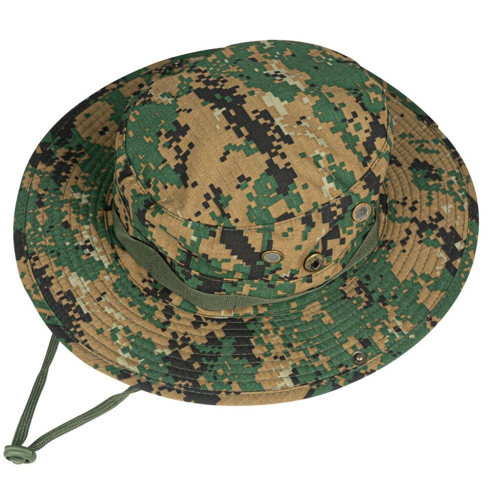 Sun Hats for Men Women Bucket Hat UPF 50+ Boonie Hat Foldable UV Protection Hiking Beach Fishing Summer Safari(1pack-Jungle Digitally)