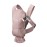 BabyBjrn Baby Carrier Mini, Dusty Pink, Woven | Newborn Carrier (7-25 lbs), Ergonomic, Easy-to-Use
