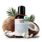 100% Organic Glycerin - For Skin & Hair - Food Grade - USDA Certified - Not From Palm Oil - Perfect Skin and Hair Moisturizer - 4 Fl Oz