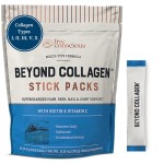 Live Conscious Beyond Collagen Peptides Powder Unflavored Packets - Hydrolyzed Collagen Powder - Hair Skin Nail & Joint Support - Multi Type Collagen Supplements for Women & Men