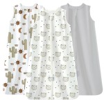 TotAha Boho Lion Sleep Sack 3 Pack, Buttery Soft, Safe Wearable Blanket Baby 12-18-24 Months, Light Sleeping Bag for Baby, 0.5 TOG